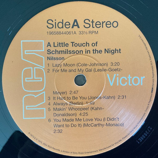 A Little Touch Of Schmilsson In The Night (VMP VINYL) | Mint (M) Mint (M)-