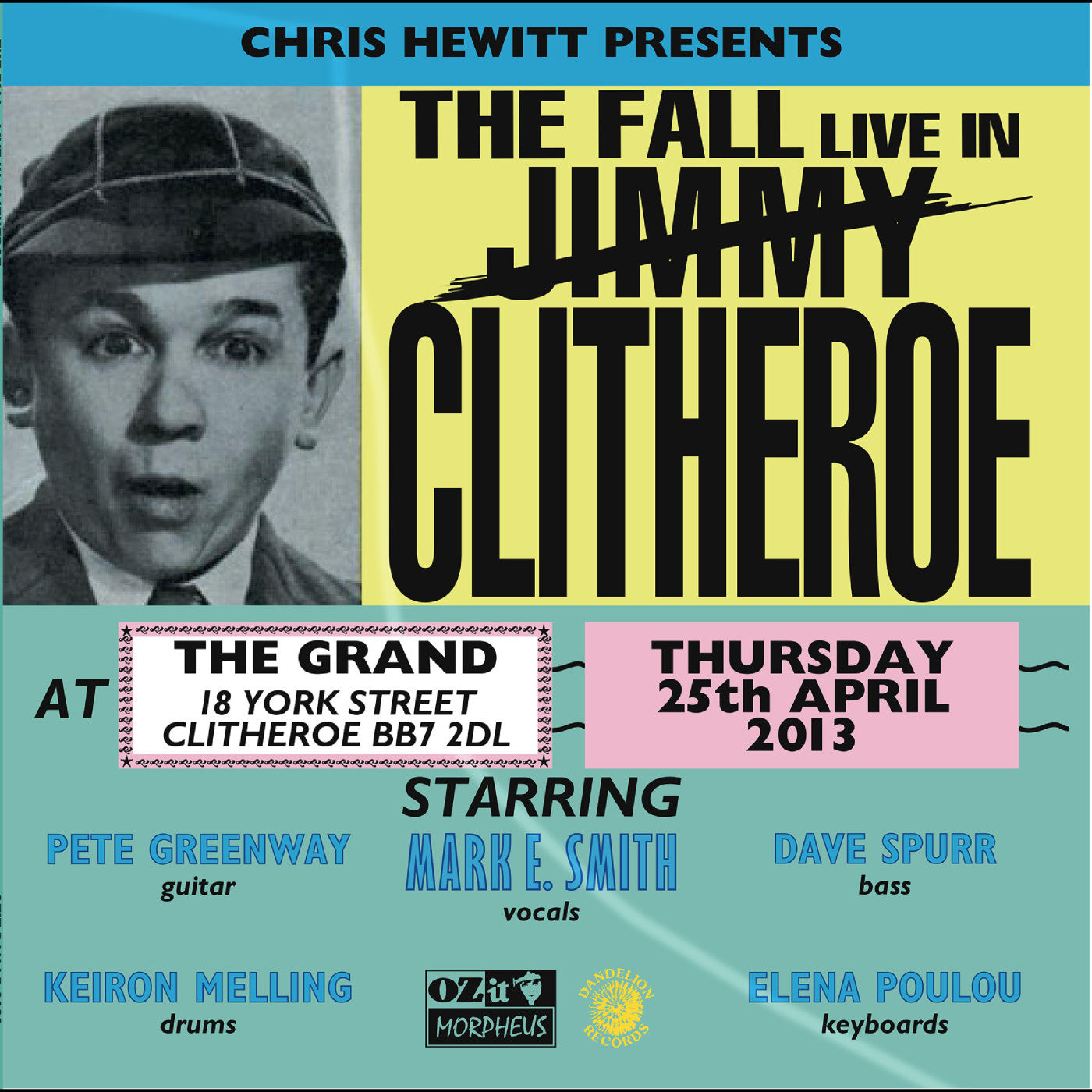 Fall, The - Live in Clitheroe 2013 (INDIE EXCLUSIVE, COLOR VINYL) |-