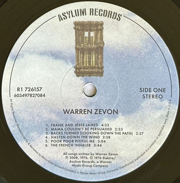 Warren Zevon (DELUXE EDITION) | Mint (M) Mint (M)-