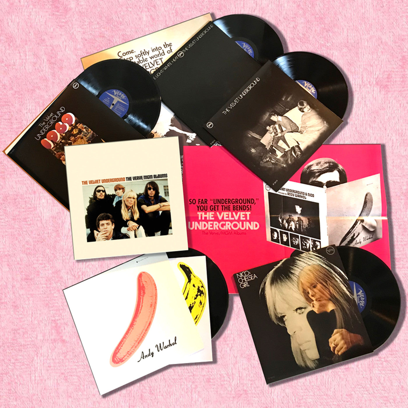 Velvet Underground, The - The Verve/MGM Albums 5-LP Deluxe Box Set - Mono Editions And More (5XVINYL BOX) | Mint (M) Mint (M)-