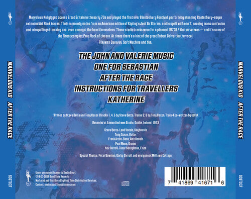 Marvelous Kid - (PRESALE 6/19/26) After the Race (MOD CD) |-