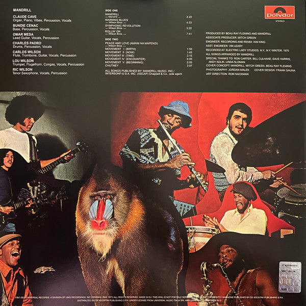 Mandrill - Mandrill (VINYL - ITALY 2025) | Mint (M) Mint (M)-