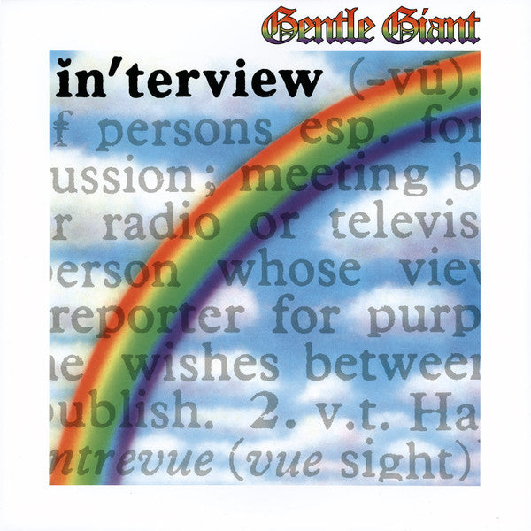 GENTLE GIANT - INTERVIEW STEVEN WILSON REMIX (VINYL LP Alucard ALUGGV073) | Mint (M) Mint (M)-