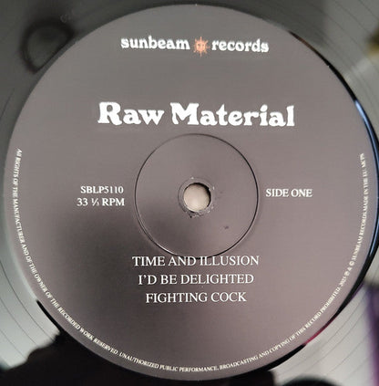 Raw Material (2) - Raw Material (VINYL) | Mint (M) Mint (M)-