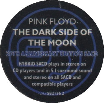 Pink Floyd - The Dark Side Of The Moon (CD GOLD) | Excellent+ (EX+) Near Mint (NM)--