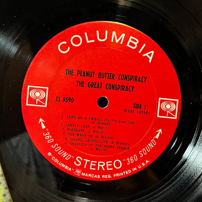 The Peanut Butter Conspiracy - The Great Conspiracy (VINYL LP COLUMBIA CS 9590 1967) | Excellent+ (EX+) Very Good (VG)--