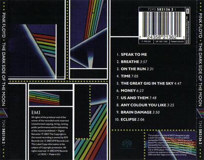 Pink Floyd - The Dark Side Of The Moon (CD GOLD) | Excellent+ (EX+) Near Mint (NM)--