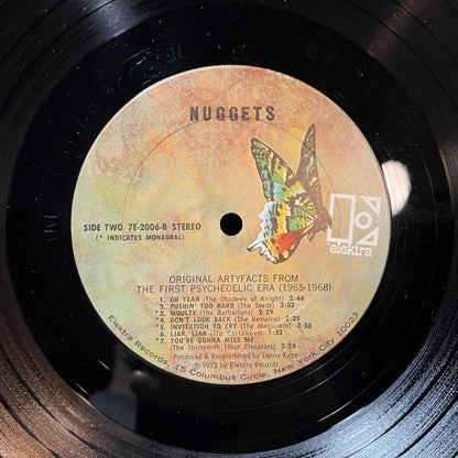 Various - Nuggets: Original Artyfacts From The First Psychedelic Era 1965-1968 (VINYL 2xLP ELEKTRA 7E-2006 1972) | Near Mint- (NM-) Excellent (EX)--