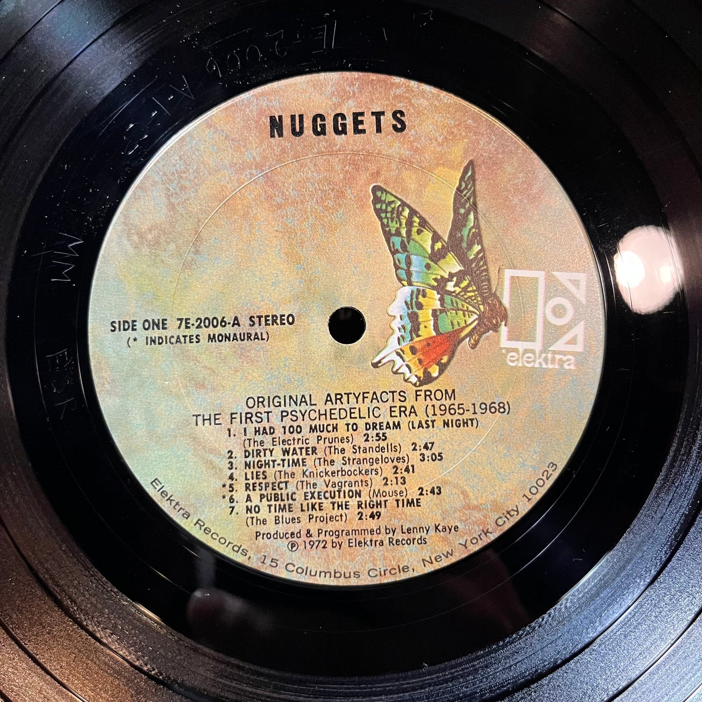 Various - Nuggets: Original Artyfacts From The First Psychedelic Era 1965-1968 (VINYL 2xLP ELEKTRA 7E-2006 1972) | Near Mint- (NM-) Excellent (EX)--