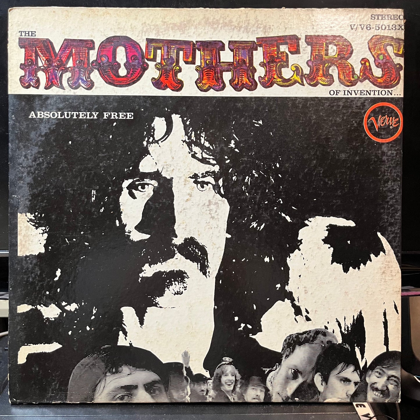 The Mothers Of Invention - Absolutely Free (VINYL LP VERVE V6-5013 1967) | Near Mint (NM or M-) Very Good Plus (VG+)--