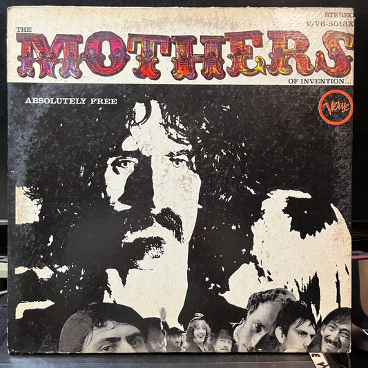 The Mothers Of Invention - Absolutely Free (VINYL LP VERVE V6-5013 1967) | Near Mint (NM or M-) Very Good Plus (VG+)--