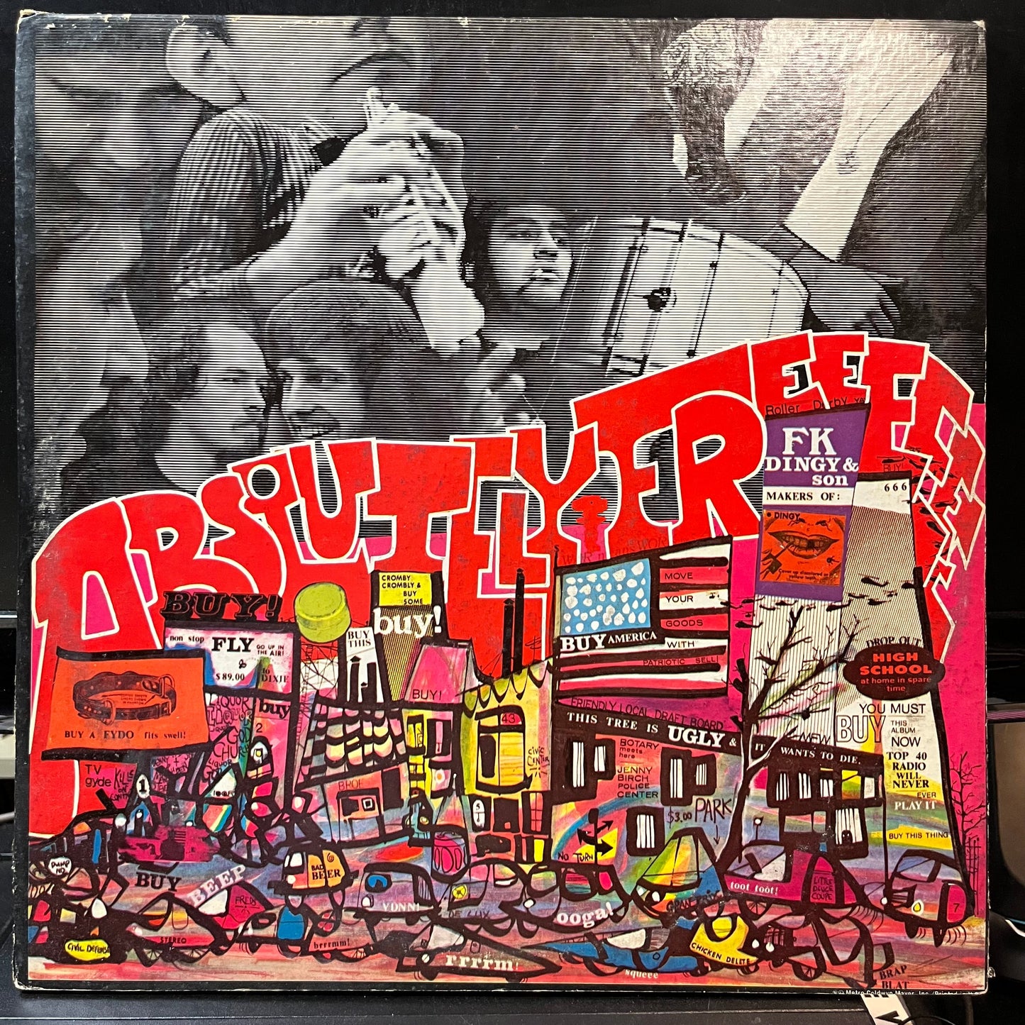 The Mothers Of Invention - Absolutely Free (VINYL LP VERVE V6-5013 1967) | Near Mint (NM or M-) Very Good Plus (VG+)--