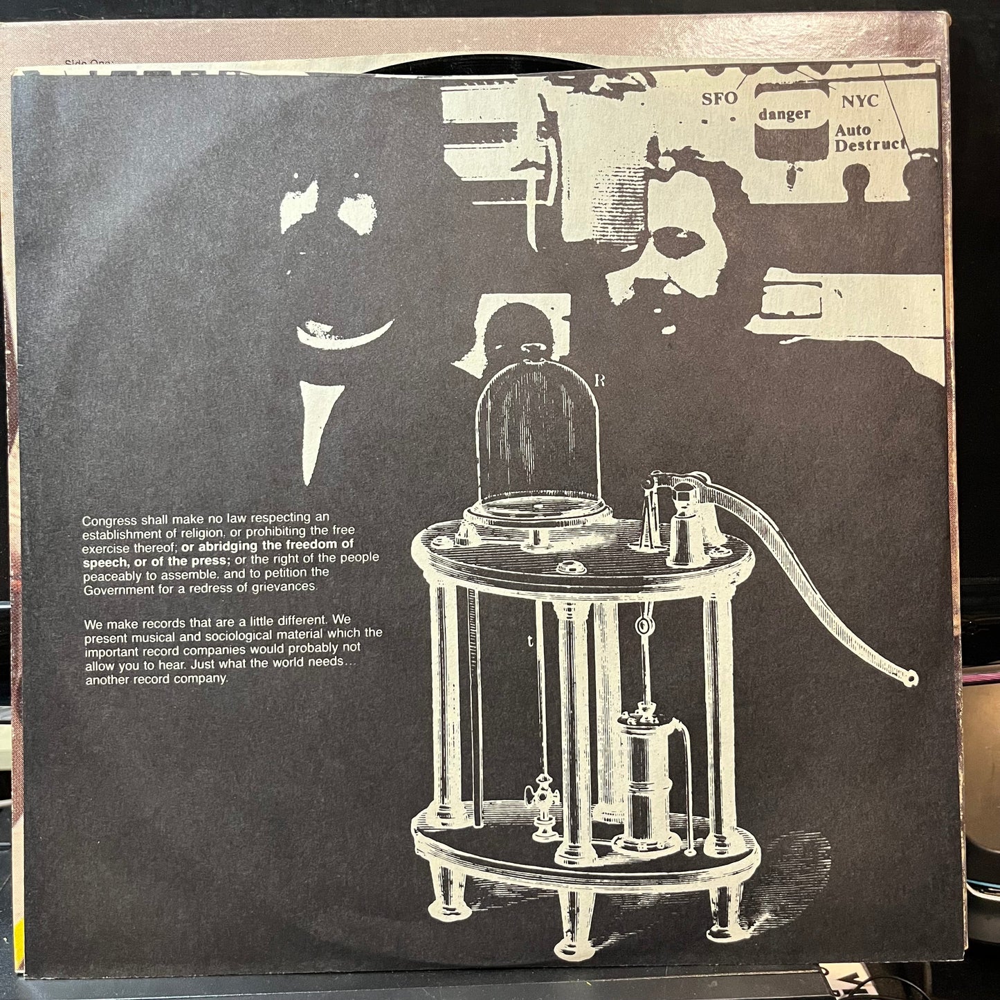 The Mothers - Just Another Band From L.A. (VINYL LP BIZARRE MS 2075 1972) | Near Mint (NM or M-) Very Good Plus (VG+)--