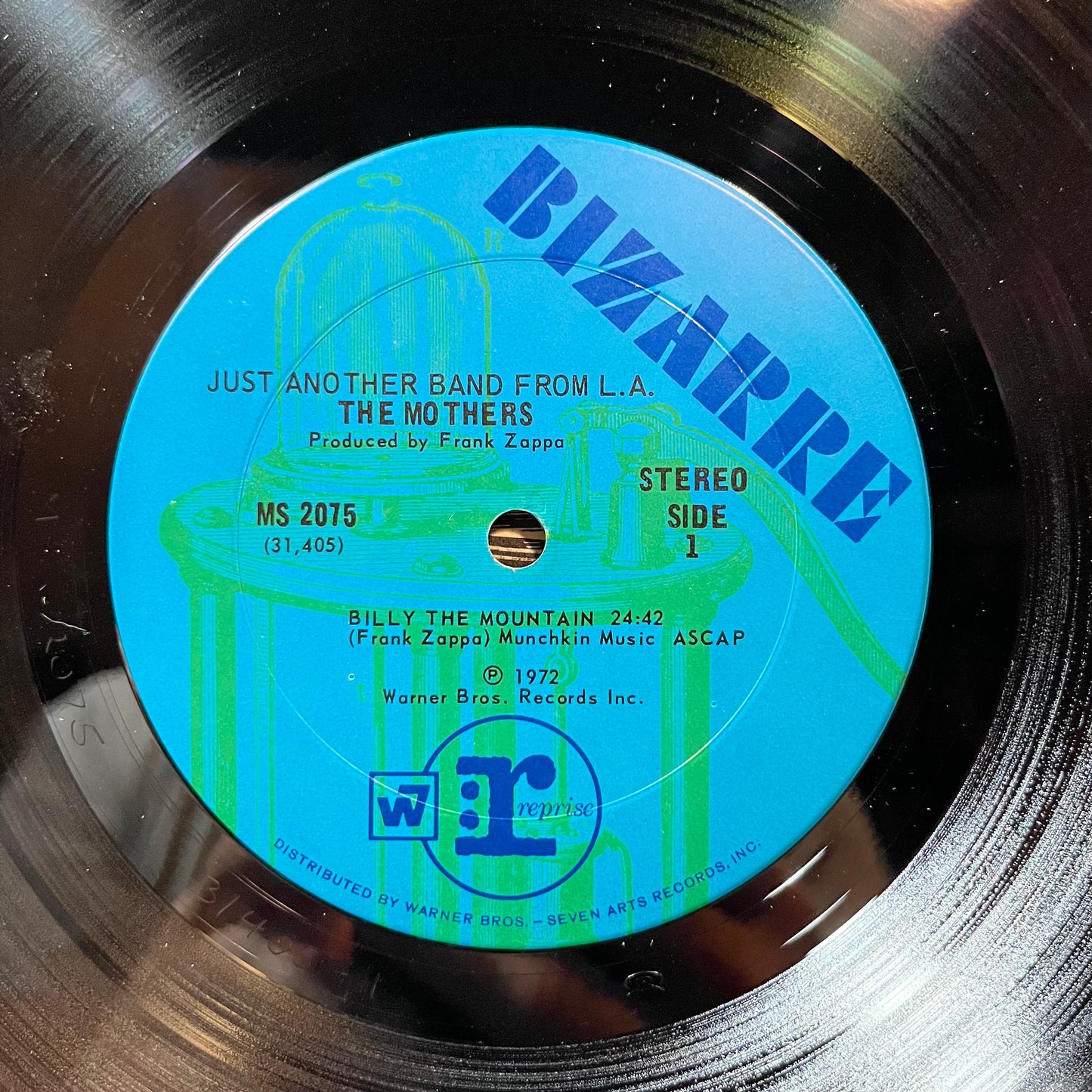 The Mothers - Just Another Band From L.A. (VINYL LP BIZARRE MS 2075 1972) | Near Mint (NM or M-) Very Good Plus (VG+)--