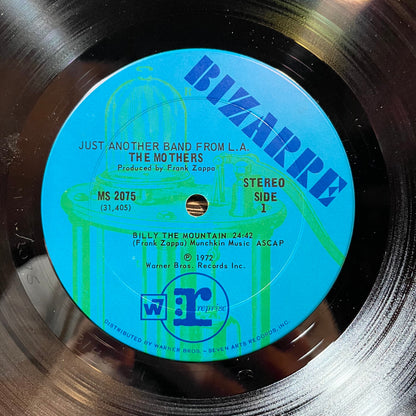 The Mothers - Just Another Band From L.A. (VINYL LP BIZARRE MS 2075 1972) | Near Mint (NM or M-) Very Good Plus (VG+)--
