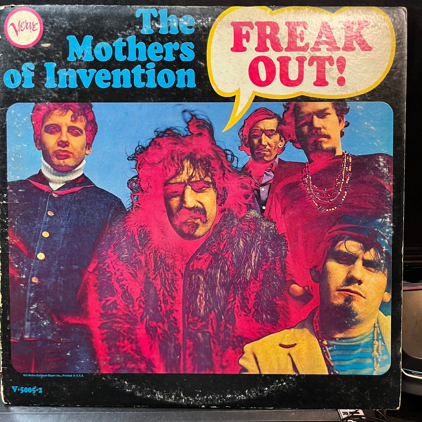 The Mothers Of Invention - Freak Out! (VINYL 2xLP VERVE V-5005-2 1966) | Very Good (VG) Very Good Plus (VG+)--