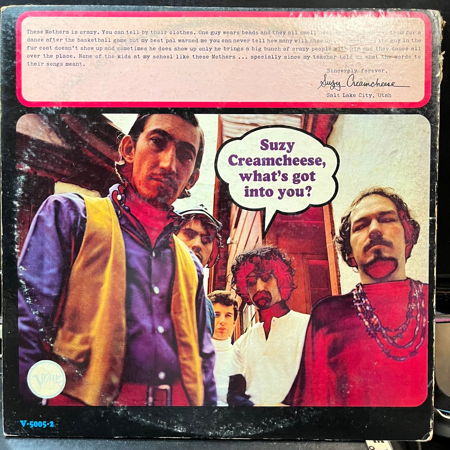 The Mothers Of Invention - Freak Out! (VINYL 2xLP VERVE V-5005-2 1966) | Very Good (VG) Very Good Plus (VG+)--