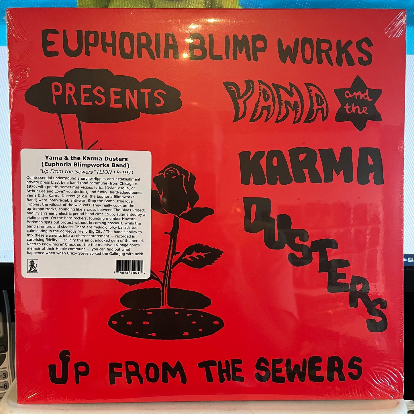 Yama And The Karma Dusters - Up From The Sewers | Mint (M) Mint (M)-