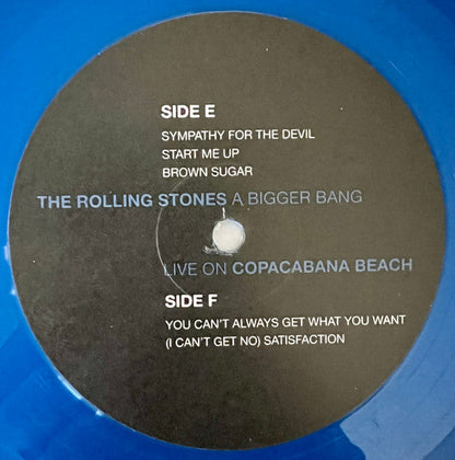 The Rolling Stones - A Bigger Bang - Live On Copacabana Beach (3xCOLOR VINYL) | Mint (M) Mint (M)-