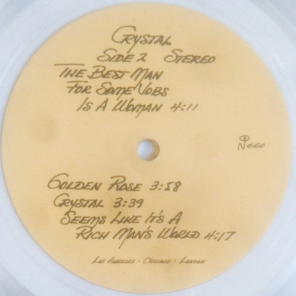 Stan Hubbs - Crystal (CLEAR VINYL) |-