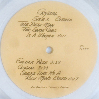 Stan Hubbs - Crystal (CLEAR VINYL) |-