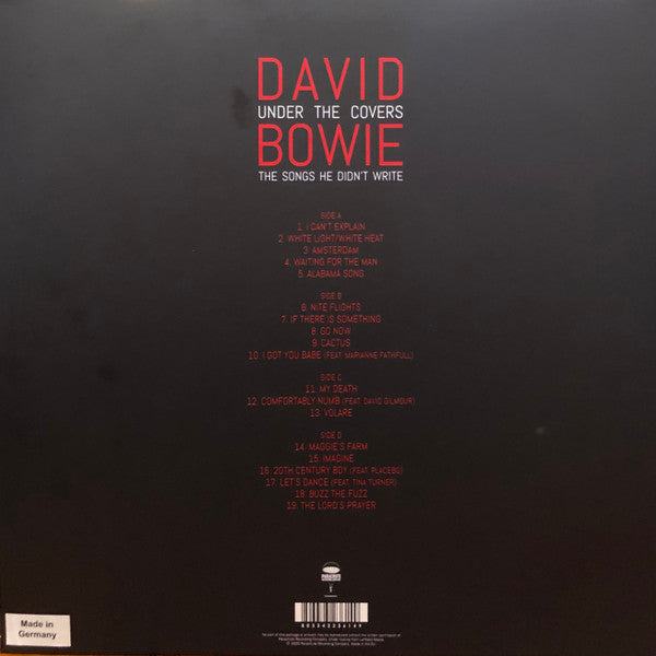 David Bowie - Under The Covers (The Songs He Didn't Write)(2xVINYL) | Mint (M) Mint (M)-