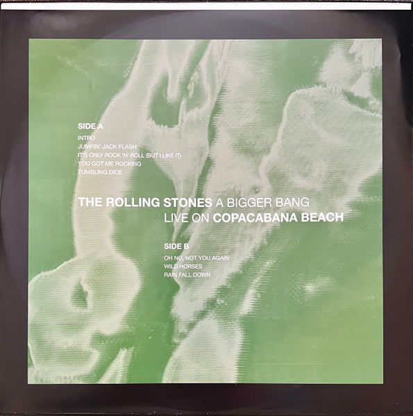 The Rolling Stones - A Bigger Bang - Live On Copacabana Beach (3xCOLOR VINYL) | Mint (M) Mint (M)-