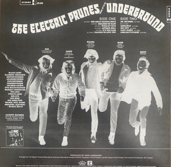The Electric Prunes - Underground (LIGHT BLUE VINYL) | Mint (M) Mint (M)-