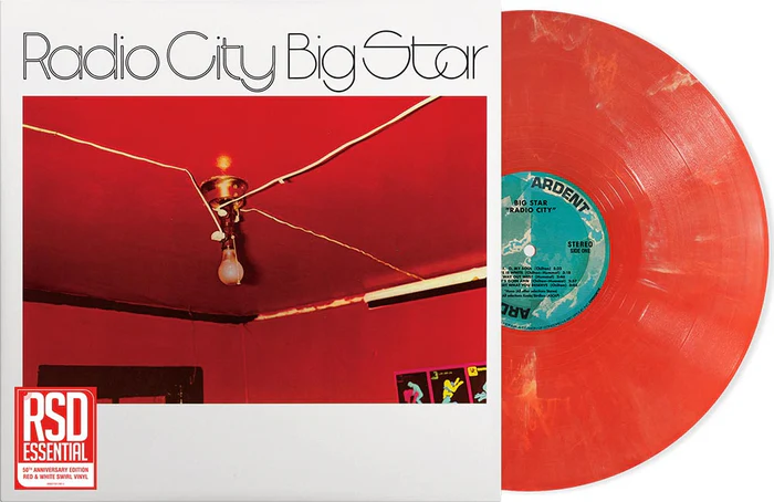 Big Star - Radio City: 50th Anniversary Edition (RSD Essential, Red & White Swirl Colored Vinyl) | Mint (M) Mint (M)-