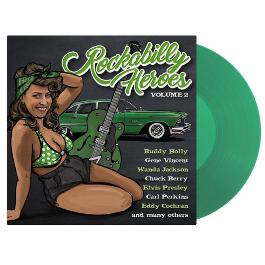 Various Artists - ROCKABILLY HEROES VOL. 2 (RSD 2025 TRANSPARENT GREEN VINYL/180G) | Mint (M) Mint (M)-