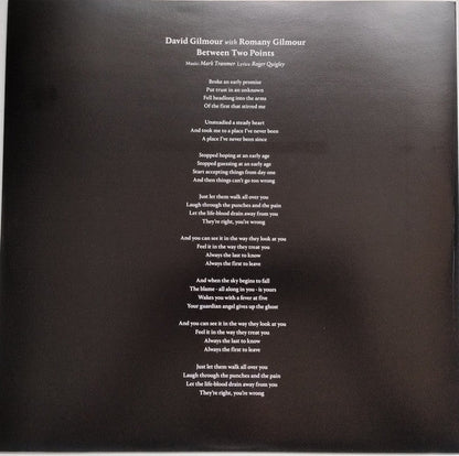 David Gilmour - Between Two Points (2025 RSD COLOR VINYL) | Mint (M) Mint (M)-