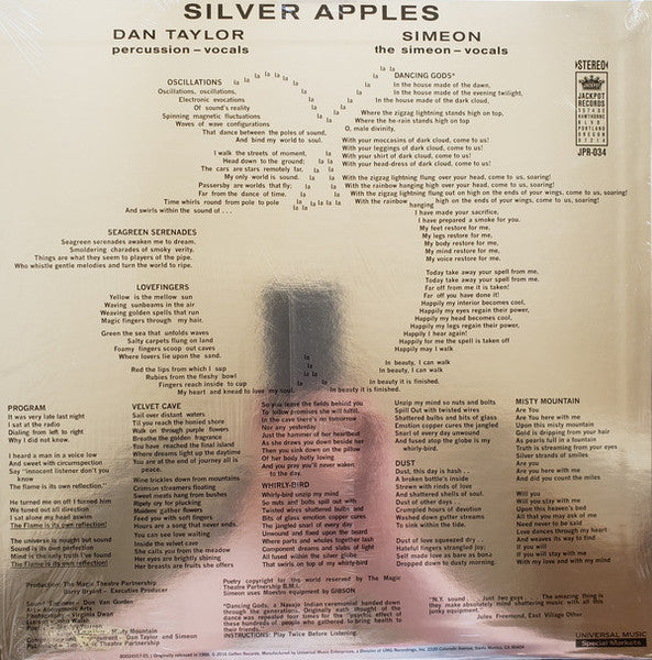 Silver Apples - Silver Apples (SMOKE COLOR VINYL) | Mint (M) Mint (M)-