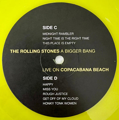The Rolling Stones - A Bigger Bang - Live On Copacabana Beach (3xCOLOR VINYL) | Mint (M) Mint (M)-