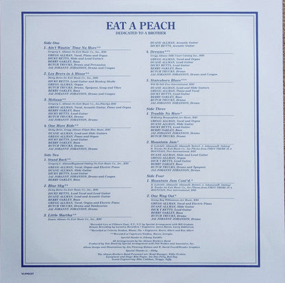 The Allman Brothers Band - Eat A Peach | Mint (M) Mint (M)-