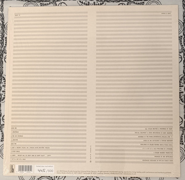 Faust IV (CLEAR VINYL / NUMBERED) |-