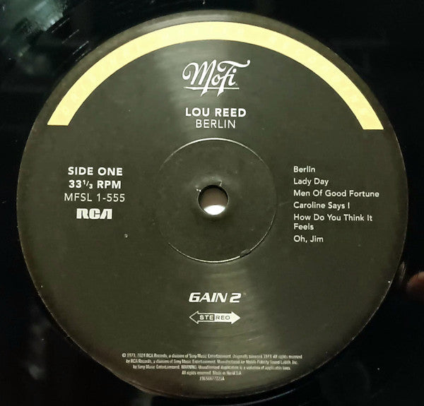 Lou Reed - Berlin | Mint (M) Mint (M)-