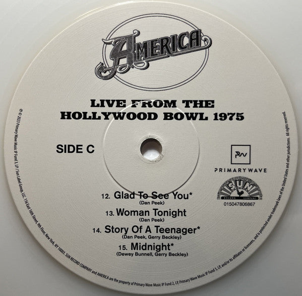 America (2) - Live From The Hollywood Bowl 1975 | Mint (M) Mint (M)-