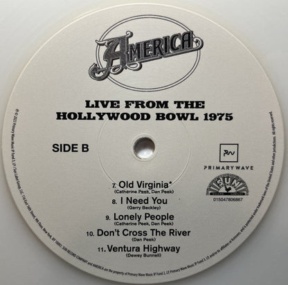 America (2) - Live From The Hollywood Bowl 1975 | Mint (M) Mint (M)-