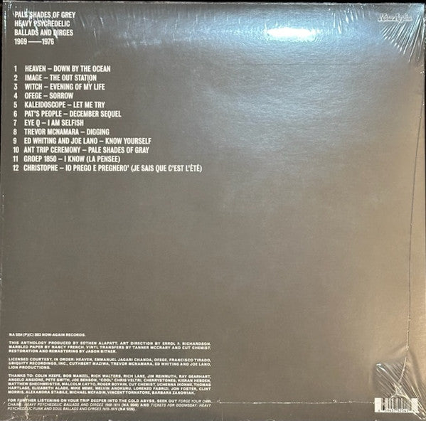 Various - Pale Shades Of Grey (RSD)(Heavy Psychedelic Ballads And Dirges 1969-1976) | Mint (M) Mint (M)-