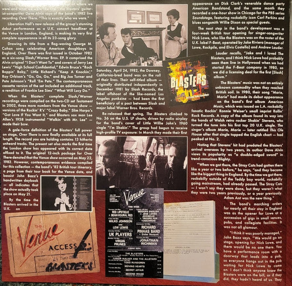 The Blasters - Over There: Live At The Venue, London: The Complete Concert (RSD VINYL) | Mint (M) Mint (M)-