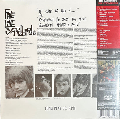 The Yardbirds - Five Live Yardbirds | Mint (M) Mint (M)-