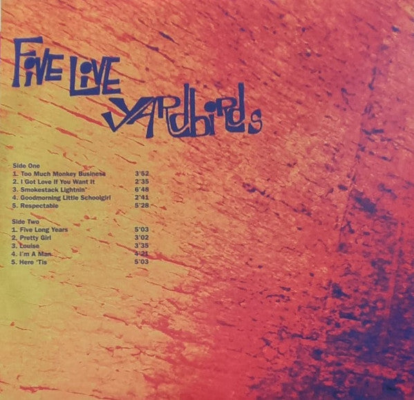 The Yardbirds - Five Live Yardbirds | Mint (M) Mint (M)-