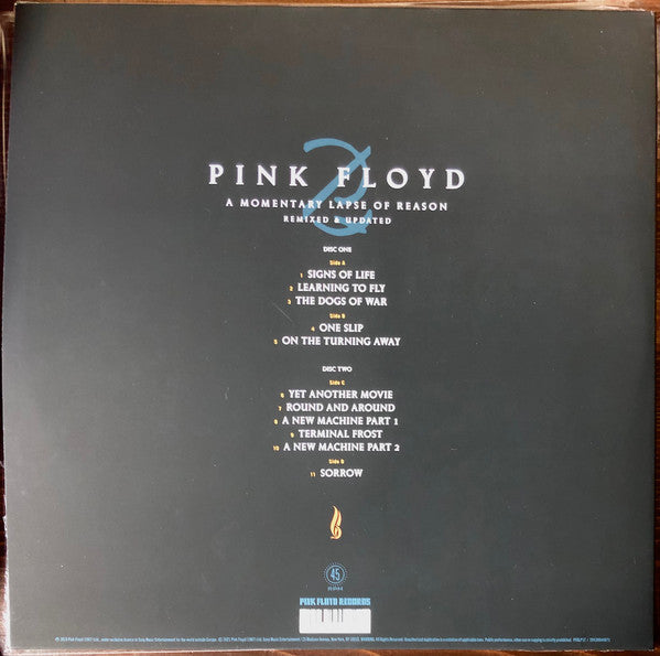 A Momentary Lapse Of Reason (Remixed & Updated) *LIGHT CREASE* (2xVINYL) | Mint (M) Excellent+ (EX+)-