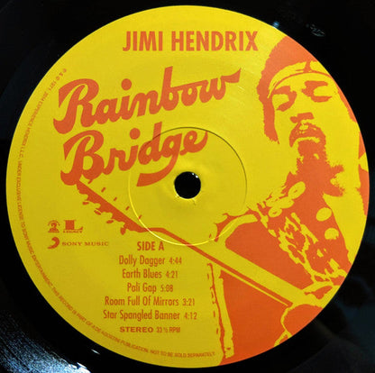 Jimi Hendrix - Rainbow Bridge - Original Motion Picture Sound Track (180G VINYL - IMPORT) | Mint (M) Mint (M)-