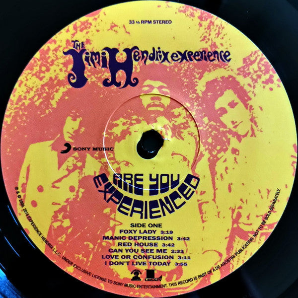 The Jimi Hendrix Experience - Are You Experienced (180G 2xVINYL) | Mint (M) Mint (M)-