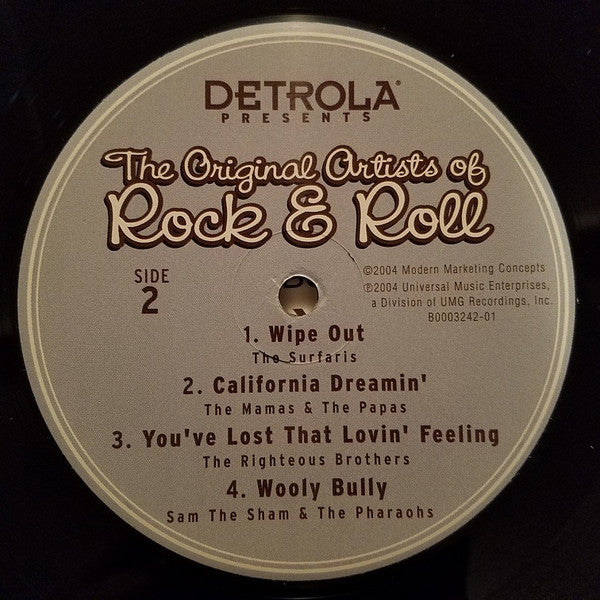 Various - Detrola Presents The Original Artists Of Rock & Roll (VINYL) | Mint (M) Mint (M)-