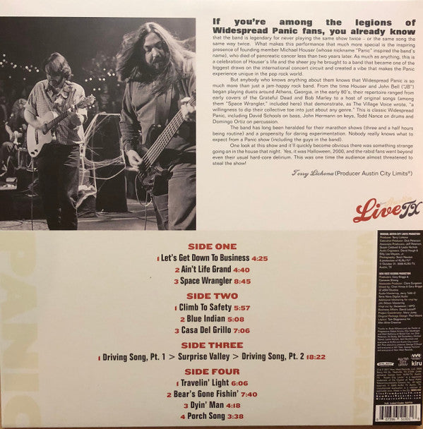 Widespread Panic - Live From Austin TX | Mint (M) Mint (M)-