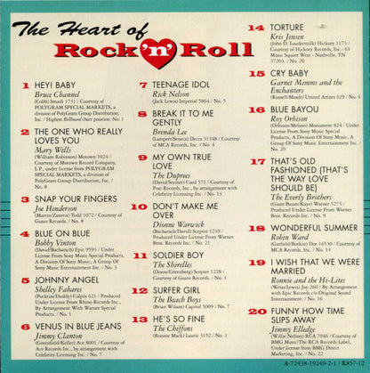 Various - The Heart Of Rock 'N' Roll - 1962-1963 *CD* | Mint (M) Mint (M)-