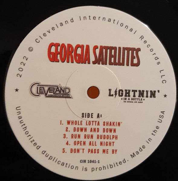 The Georgia Satellites - Lightnin' In A Bottle (The Official Live Album)(2xVINYL) | Mint (M) Mint (M)-