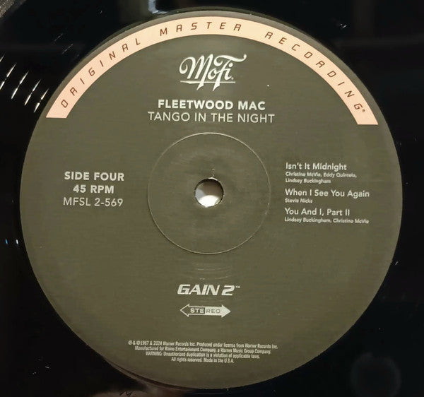 Fleetwood Mac - Tango In The Night (VINYL MFSL) | Mint (M) Mint (M)-